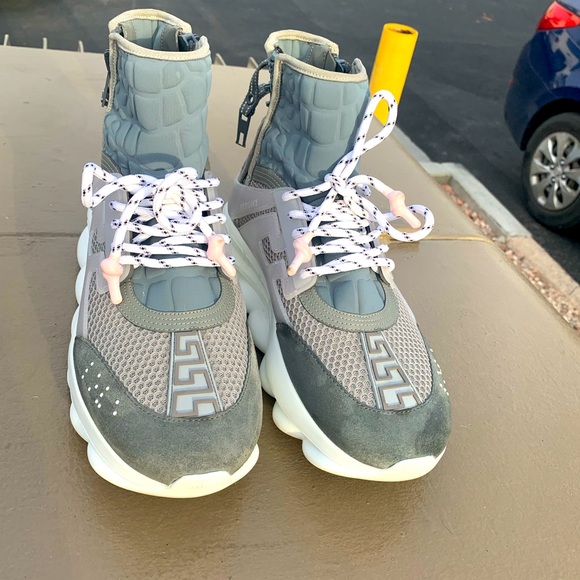 2 Chainz x Versace Chain Reaction High ’Grey’ - Picture 6 of 7